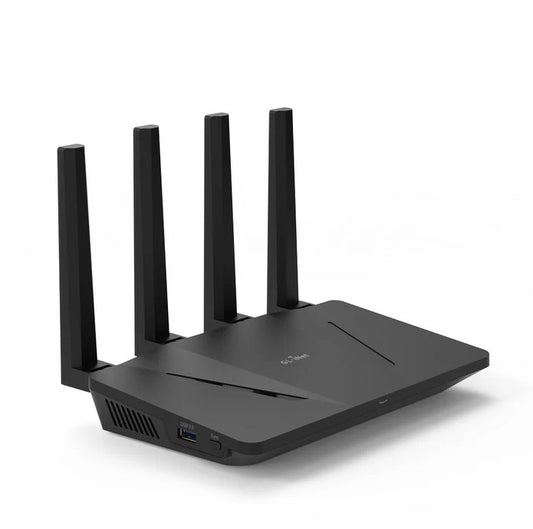 GL.iNet GL-AX1800(Flint) WiFi 6 Router VPN, OpenVpn&WireGuard, Tor, ExpressVPN, AzireVPN, WiFi 6 Router -Dual Band Gigabit Wireless